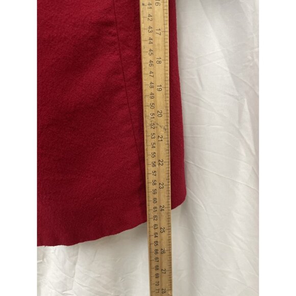 Talbots Open Front Blazer Women’s Black Red Long Jacket Size 6 - Picture 10 of 13